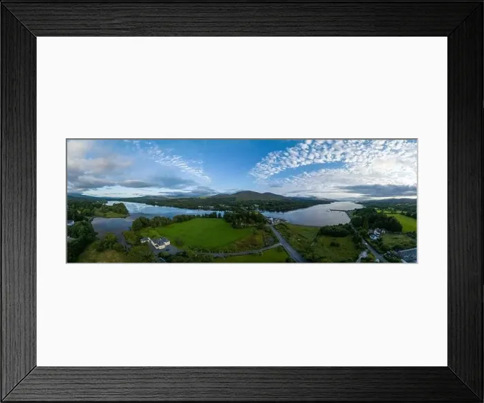 Framed Print : Aerial panorama view of Kenmare Bay at the entrance of the Ring of Kerry in Ireland Framed Print : Aerial panorama view of Kenmare Bay at the entrance of the Ring of Kerry in Ireland