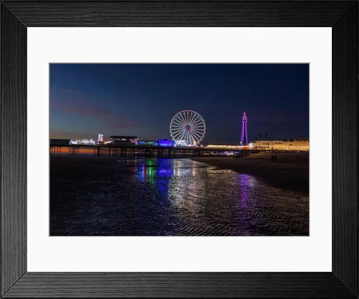 Framed Print : Blackpool Central Pier Framed Print : Blackpool Central Pier