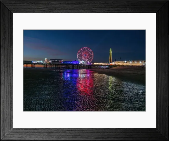 Framed Print : Blackpool Central Pier Framed Print : Blackpool Central Pier