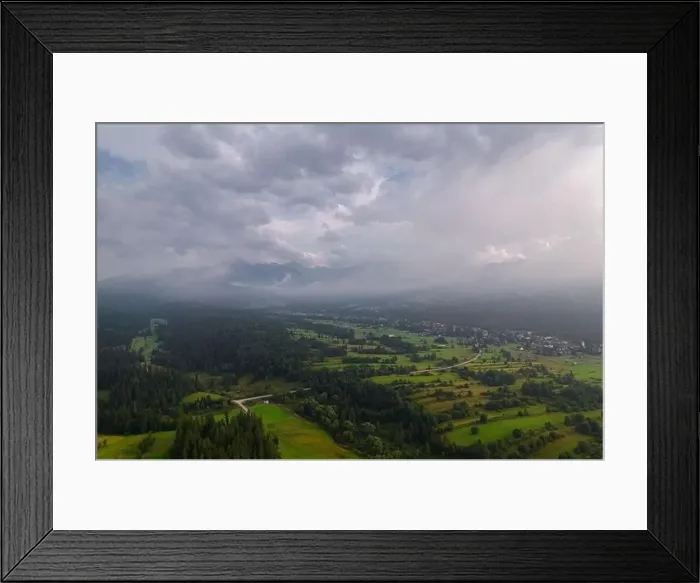 Framed Print : Mountain, Polish mountain, drone Framed Print : Mountain, Polish mountain, drone