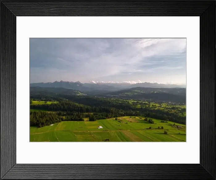 Framed Print : Mountain, Polish mountain, drone Framed Print : Mountain, Polish mountain, drone