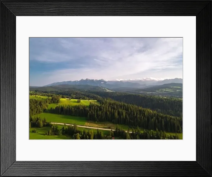 Framed Print : Mountain, Polish mountain, drone Framed Print : Mountain, Polish mountain, drone