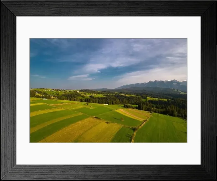 Framed Print : Mountain, Polish mountain, drone Framed Print : Mountain, Polish mountain, drone