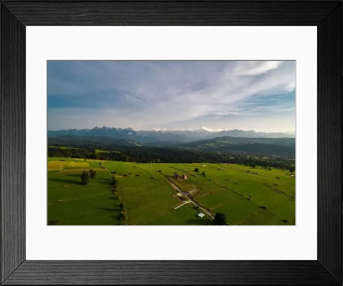 Framed Print : Mountain, Polish mountain, drone Framed Print : Mountain, Polish mountain, drone