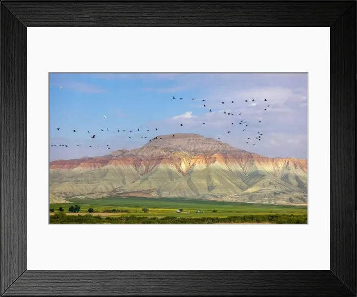 Framed Print : Aerial view of Ankara, Nallıhan Bird Paradise Framed Print : Aerial view of Ankara, Nallıhan Bird Paradise