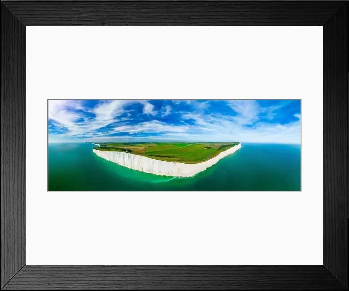Framed Print : A daytime aerial drone view of the Seven Sisters cliffs on the East Sussex coast, UK Framed Print : A daytime aerial drone view of the Seven Sisters cliffs on the East Sussex coast, UK
