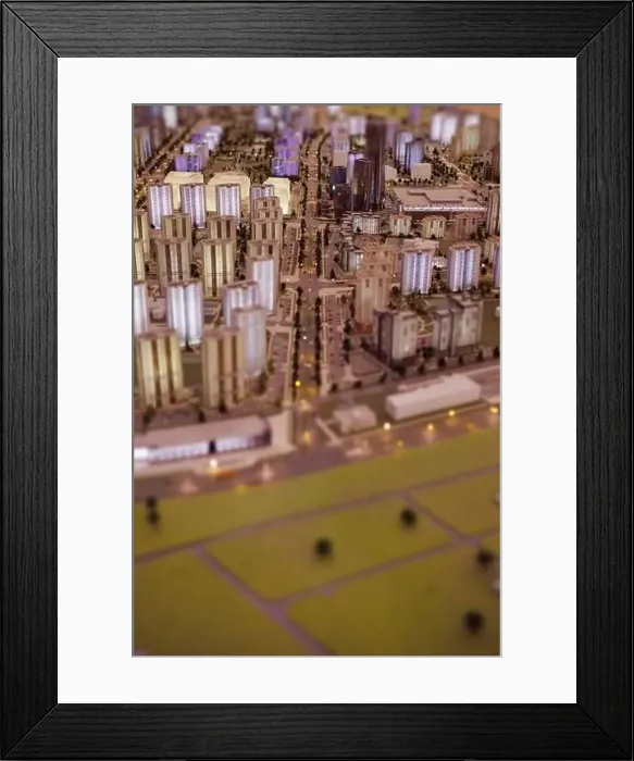 Framed Print : Aerial view of the big city of Minsk Framed Print : Aerial view of the big city of Minsk