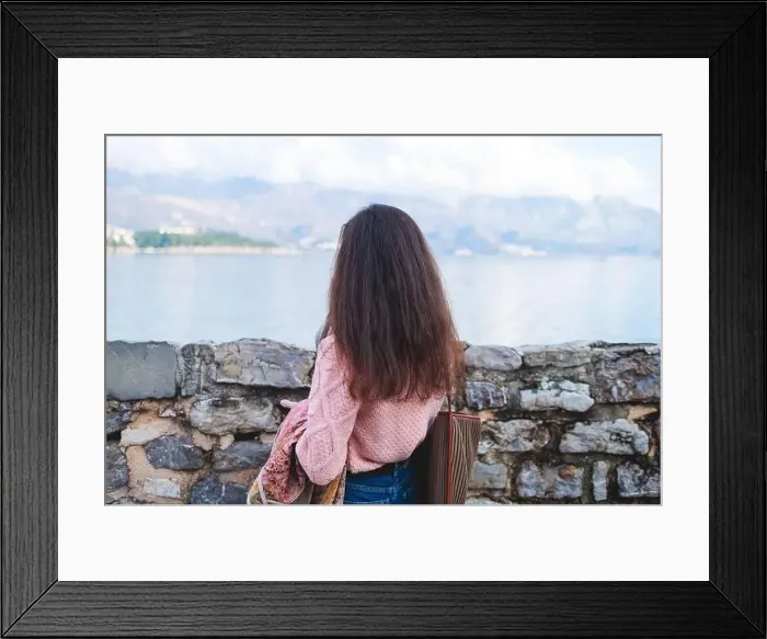 Framed Print : View of Budva old town streets Framed Print : View of Budva old town streets