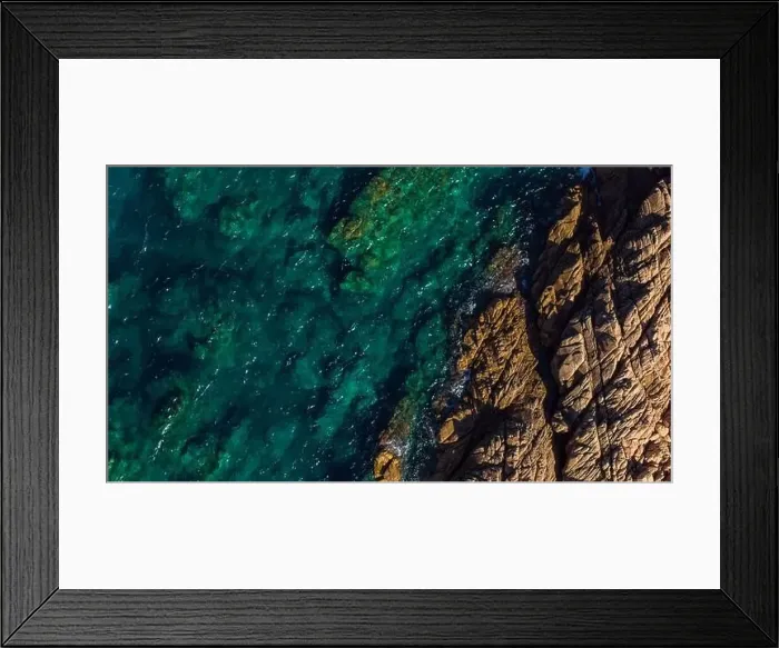Framed Print : The coastline of the north-west of Sardinia Framed Print : The coastline of the north-west of Sardinia