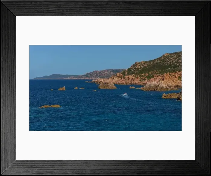 Framed Print : The coastline of the north-west of Sardinia Framed Print : The coastline of the north-west of Sardinia