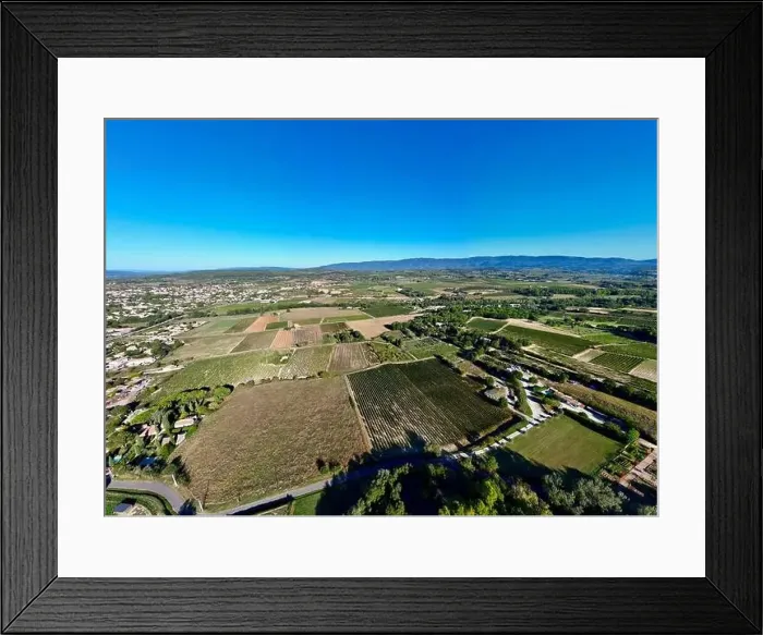 Framed Print : Aerial Panorama of Pertuis: Summer Horizon in Vaucluse Framed Print : Aerial Panorama of Pertuis: Summer Horizon in Vaucluse
