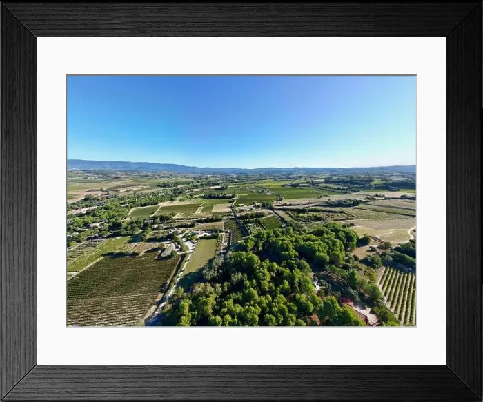 Framed Print : Aerial Panorama of Pertuis: Summer Horizon in Vaucluse Framed Print : Aerial Panorama of Pertuis: Summer Horizon in Vaucluse