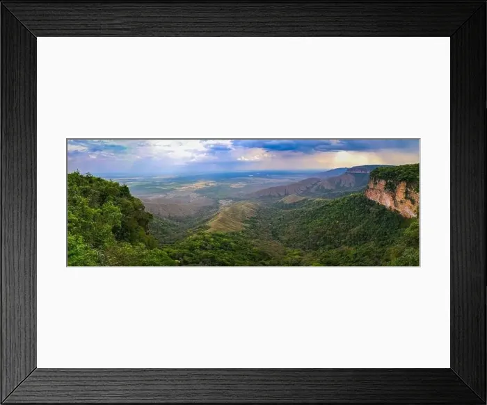 Framed Print : Atmospheric aerial landscape photography in Chapada dos Guimaraes, Brazil Framed Print : Atmospheric aerial landscape photography in Chapada dos Guimaraes, Brazil
