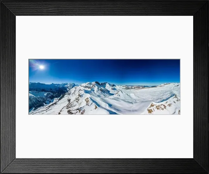 Framed Print : Ski slopes and mountains, Melchsee-Frutt mountain resort village, Switzerland in winter Framed Print : Ski slopes and mountains, Melchsee-Frutt mountain resort village, Switzerland in winter