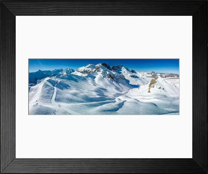 Framed Print : Ski slopes and mountains, Melchsee-Frutt mountain resort village, Switzerland in winter Framed Print : Ski slopes and mountains, Melchsee-Frutt mountain resort village, Switzerland in winter