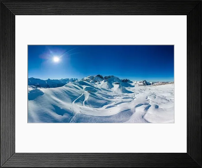 Framed Print : Ski slopes and mountains, Melchsee-Frutt mountain resort village, Switzerland in winter Framed Print : Ski slopes and mountains, Melchsee-Frutt mountain resort village, Switzerland in winter