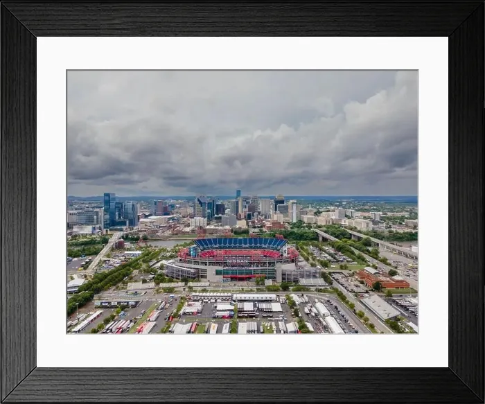 Framed Print : Aerial View Of Nashville, Tennessee