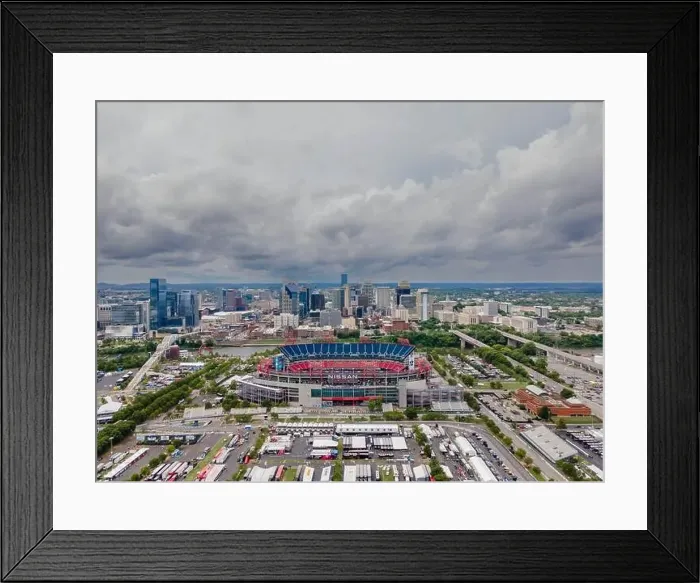 Framed Print : Aerial View Of Nashville, Tennessee