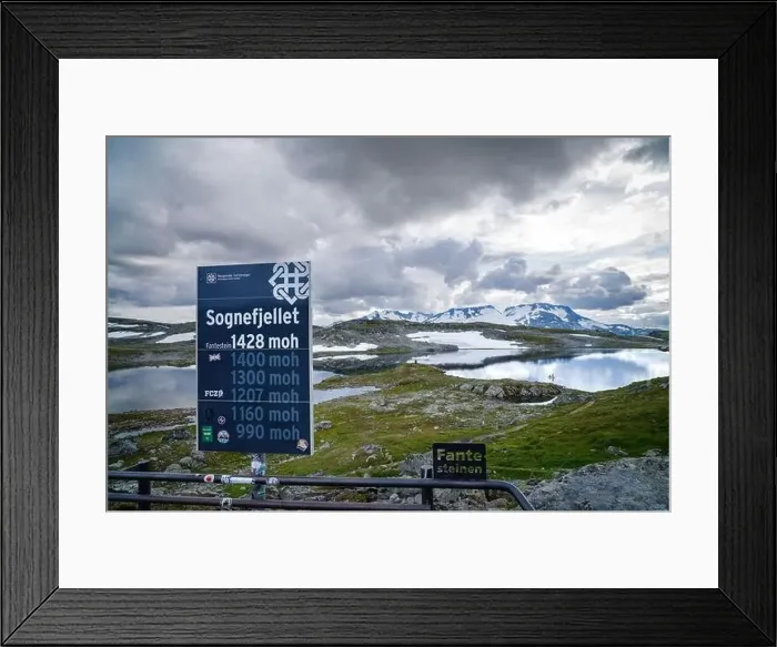 Framed Print : beautiful norwegian landscape with hills and a lake in front Framed Print : beautiful norwegian landscape with hills and a lake in front