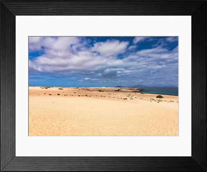Framed Print : Sand dunes, Las Dunas de Corralejo Framed Print : Sand dunes, Las Dunas de Corralejo