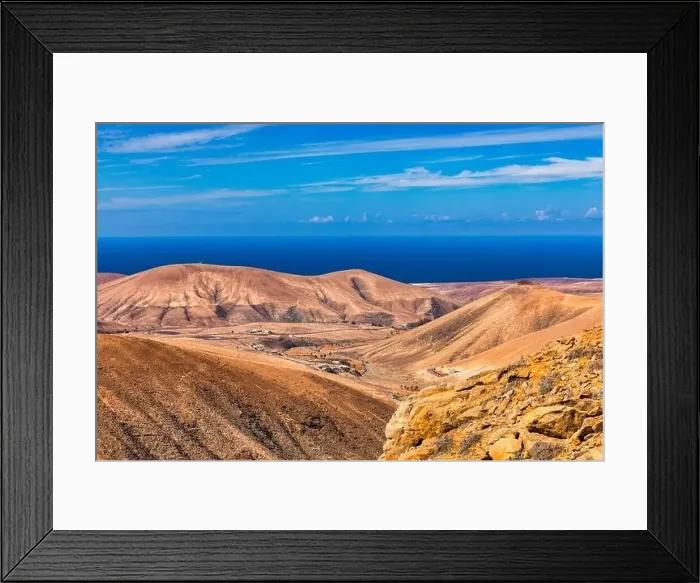 Framed Print : Betancuria National Park on the Fuerteventura Island Framed Print : Betancuria National Park on the Fuerteventura Island