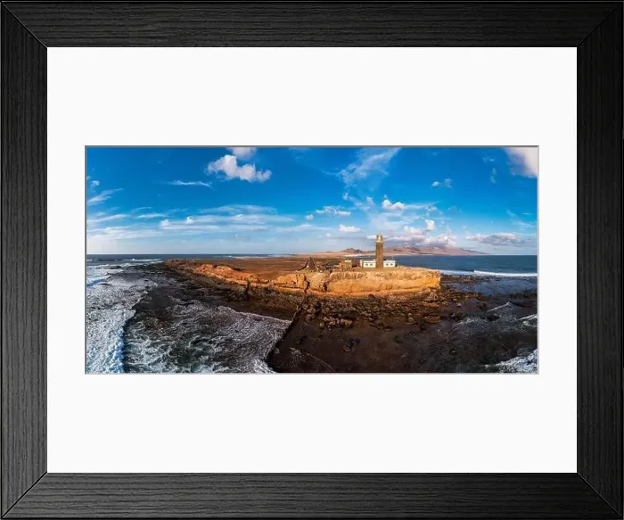 Framed Print : Punta de Jandia lighthouse from above Framed Print : Punta de Jandia lighthouse from above