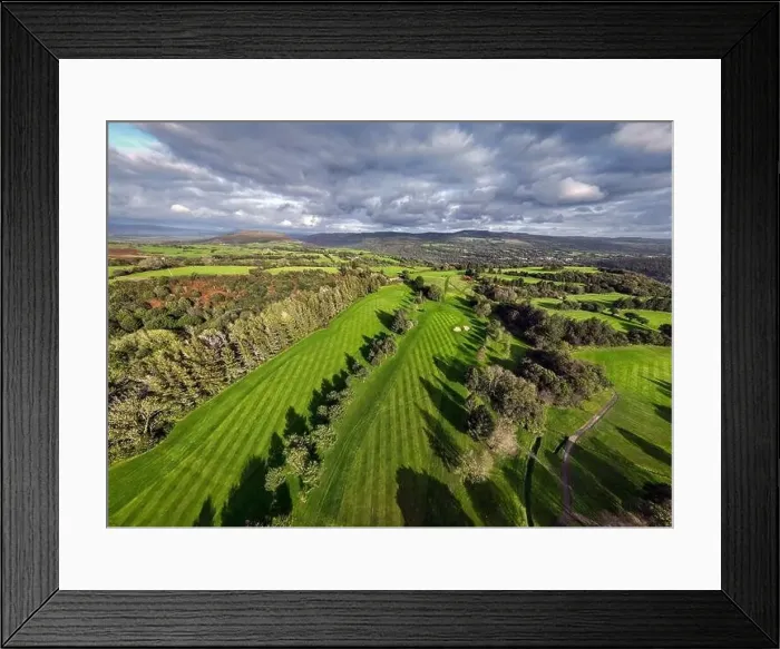 Framed Print : Part of the course at Pontardawe Golf Club in Swansea South Wales UK Framed Print : Part of the course at Pontardawe Golf Club in Swansea South Wales UK