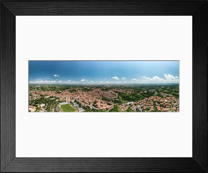Framed Print : Aerial view of Siena, medieval town in Tuscany Framed Print : Aerial view of Siena, medieval town in Tuscany