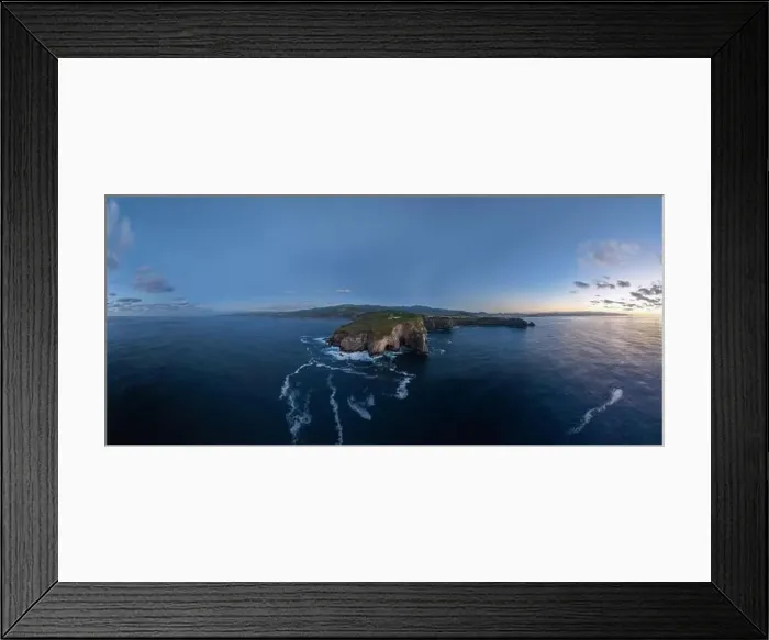 Framed Print : Miradouro do Cintrao is a breathtaking viewpoint in Azores, Portugal at sunset Framed Print : Miradouro do Cintrao is a breathtaking viewpoint in Azores, Portugal at sunset