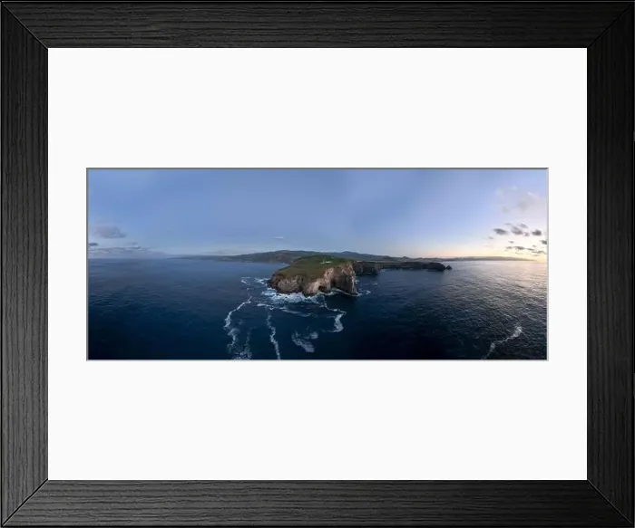 Framed Print : Miradouro do Cintrao is a breathtaking viewpoint in Azores, Portugal at sunset Framed Print : Miradouro do Cintrao is a breathtaking viewpoint in Azores, Portugal at sunset