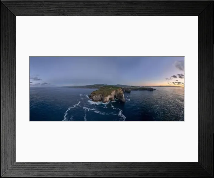 Framed Print : Miradouro do Cintrao is a breathtaking viewpoint in Azores, Portugal at sunset Framed Print : Miradouro do Cintrao is a breathtaking viewpoint in Azores, Portugal at sunset