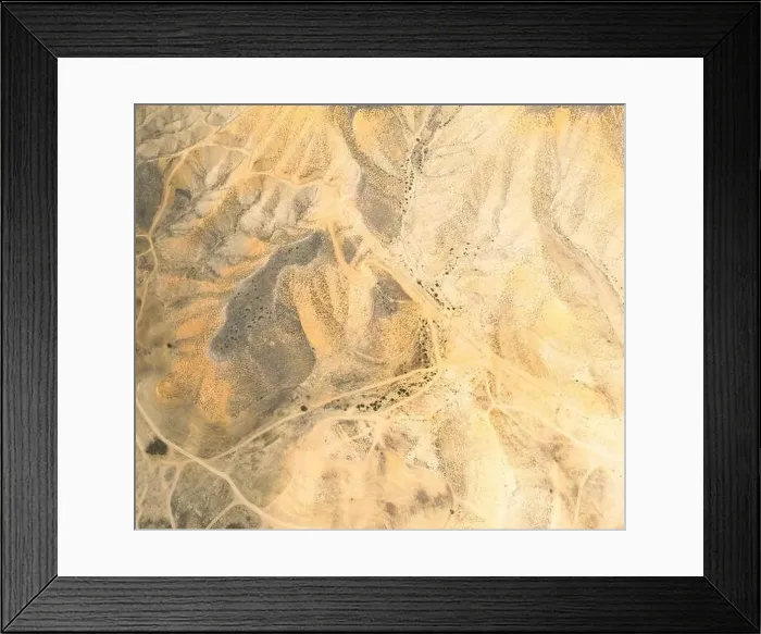 Framed Print : Aerial view mountain texture background Framed Print : Aerial view mountain texture background