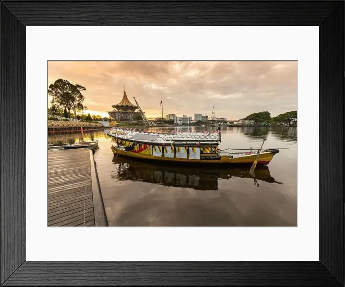 Framed Print : Kuching capital city of Sarawak Framed Print : Kuching capital city of Sarawak