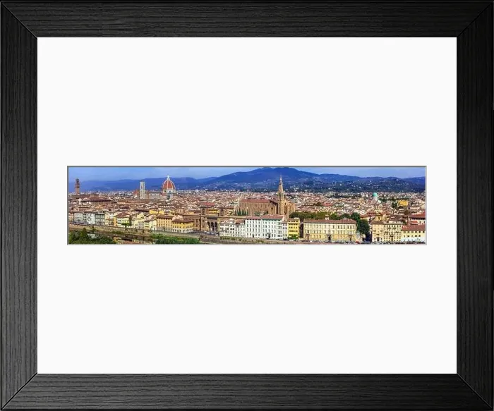 Framed Print : Italy, great landmarks and towns - city of art and culture- Florence, panoramic view of city center and Duomo cathedral Framed Print : Italy, great landmarks and towns - city of art and culture- Florence, panoramic view of city center and Duomo cathedral