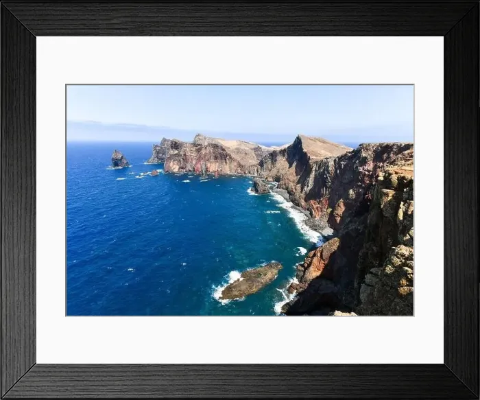 Framed Print : Miradouro da Ponta do Rosto and the cliffs in Madeira, Portugal Framed Print : Miradouro da Ponta do Rosto and the cliffs in Madeira, Portugal