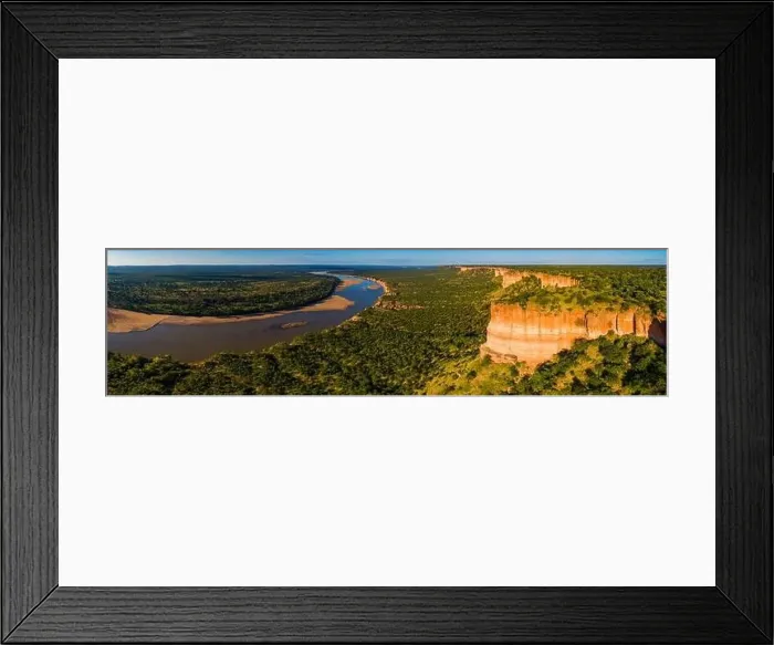 Framed Print : An aerial panoramic of the stunning Chilojo cliffs in Zimbabwe's Gonarezhou National park Framed Print : An aerial panoramic of the stunning Chilojo cliffs in Zimbabwe's Gonarezhou National park