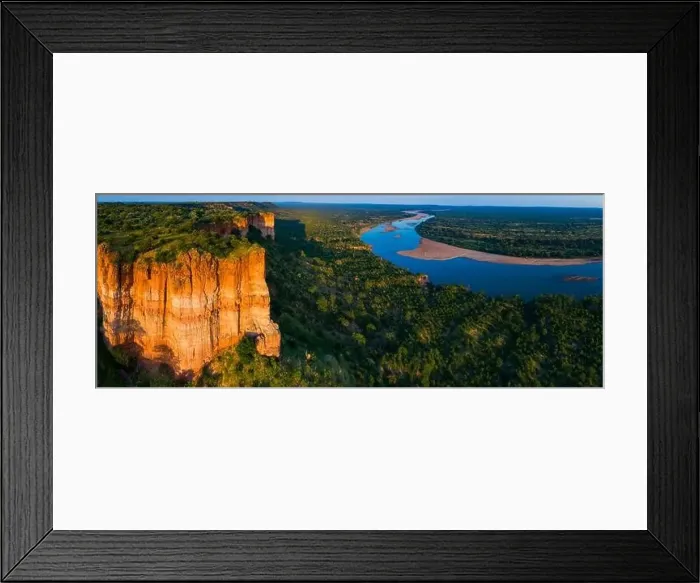 Framed Print : An aerial panoramic of the stunning Chilojo cliffs in Zimbabwe's Gonarezhou National park Framed Print : An aerial panoramic of the stunning Chilojo cliffs in Zimbabwe's Gonarezhou National park
