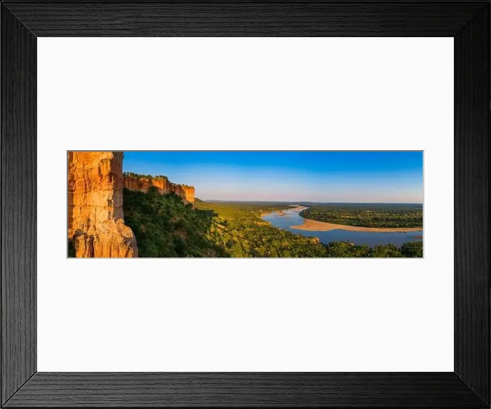 Framed Print : An aerial panoramic of the stunning Chilojo cliffs in Zimbabwe's Gonarezhou National park Framed Print : An aerial panoramic of the stunning Chilojo cliffs in Zimbabwe's Gonarezhou National park