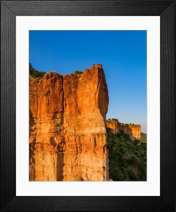 Framed Print : Aerial images of Zimbabwe's Chilojo cliffs in Gonarezhou National Park Framed Print : Aerial images of Zimbabwe's Chilojo cliffs in Gonarezhou National Park