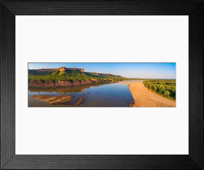 Framed Print : An aerial panoramic of the stunning Chilojo cliffs in Zimbabwe's Gonarezhou National park Framed Print : An aerial panoramic of the stunning Chilojo cliffs in Zimbabwe's Gonarezhou National park