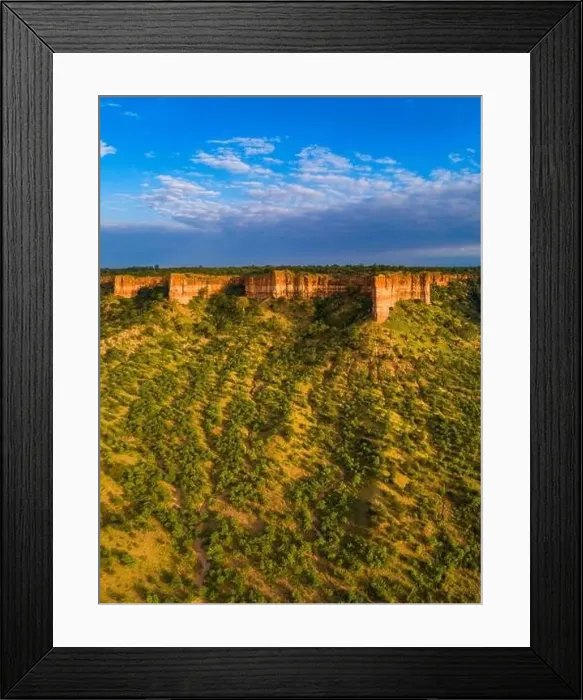 Framed Print : Aerial images of Zimbabwe's Chilojo cliffs in Gonarezhou National Park Framed Print : Aerial images of Zimbabwe's Chilojo cliffs in Gonarezhou National Park