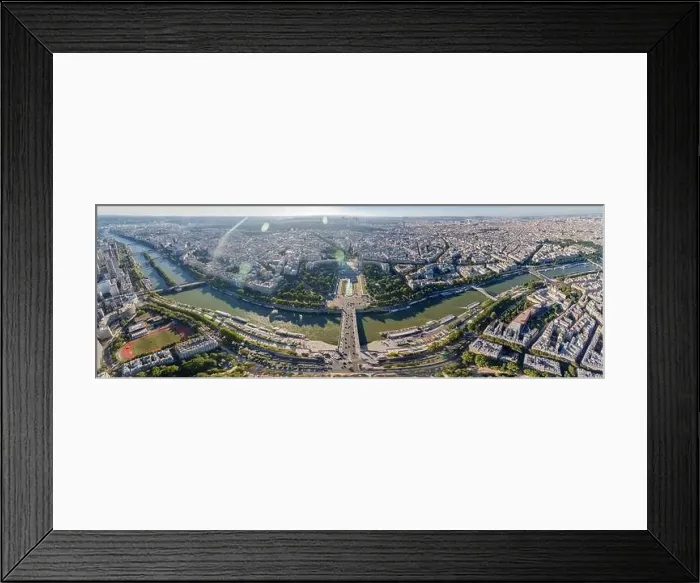 Framed Print : Paris, France, Europe, aerial view of the city Framed Print : Paris, France, Europe, aerial view of the city