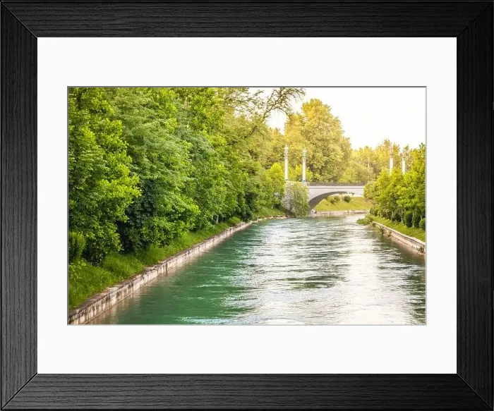 Framed Print : Beautiful landscape view of the city river. Travel attractions theme Framed Print : Beautiful landscape view of the city river. Travel attractions theme