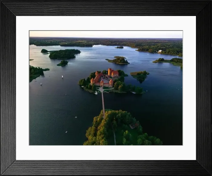 Framed Print : Trakai Island Castle Framed Print : Trakai Island Castle