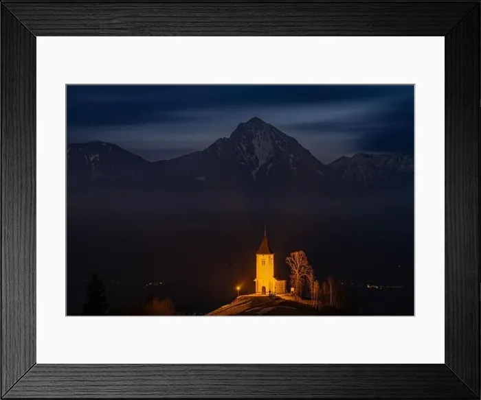 Framed Print : Iconic church of St. Primož and Felicijan Framed Print : Iconic church of St. Primož and Felicijan