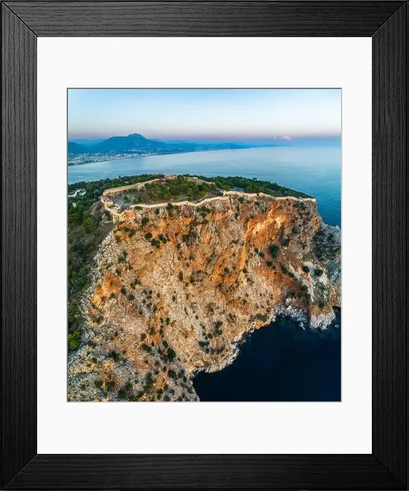 Framed Print : Alanya Castle and Marina from a drone, Alanya, Turkish Riviera on Mediterranean Coast, Antalya, Turkey Framed Print : Alanya Castle and Marina from a drone, Alanya, Turkish Riviera on Mediterranean Coast, Antalya, Turkey