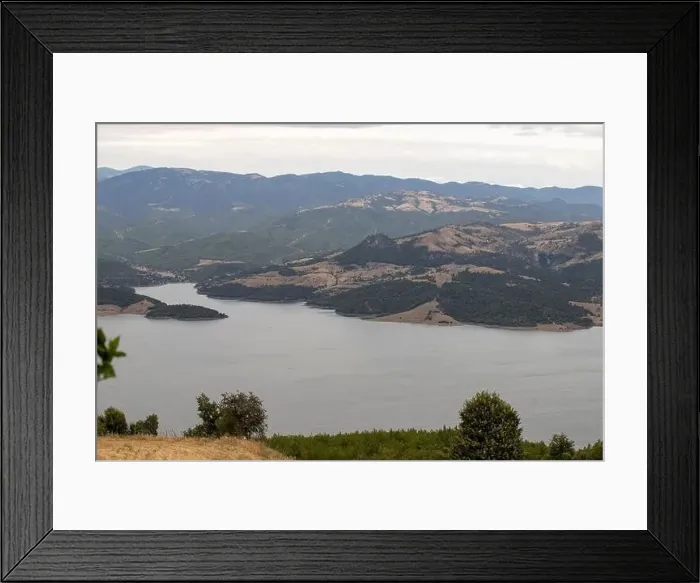 Framed Print : Dam lake. Altinkaya dam lake in Samsun Framed Print : Dam lake. Altinkaya dam lake in Samsun