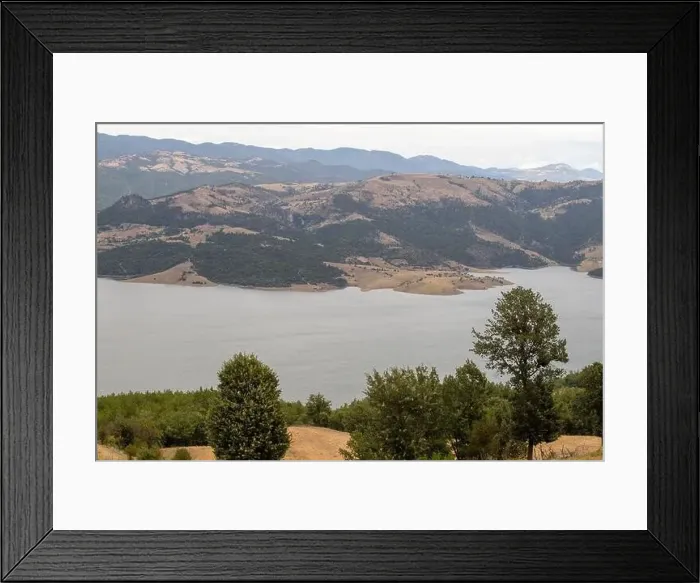 Framed Print : Dam lake. Altinkaya dam lake in Samsun Framed Print : Dam lake. Altinkaya dam lake in Samsun