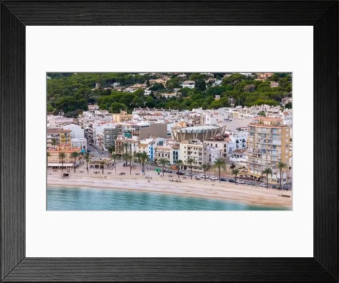 Framed Print : Aerial drone photo of the bay and coastal town of Xabia / Javea in the Costa Blanca, Spain Framed Print : Aerial drone photo of the bay and coastal town of Xabia / Javea in the Costa Blanca, Spain