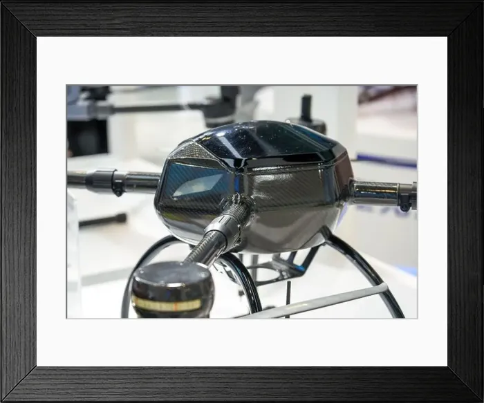 Framed Print : A close-up of a small and exquisite drone Framed Print : A close-up of a small and exquisite drone